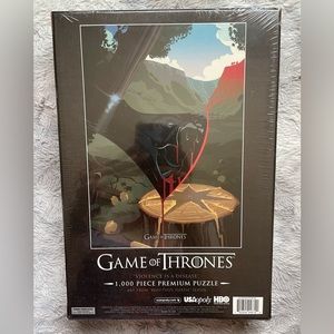 Game Of Thrones 1,000 piece puzzle- unopened “Violence is a disease”